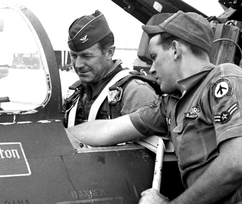 12. He flew combat missions in the Vietnam War.